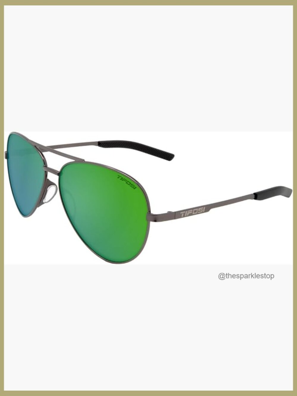 Tangle-Free Aviator Sunglasses with Shatterproof Polycarbonate Lenses